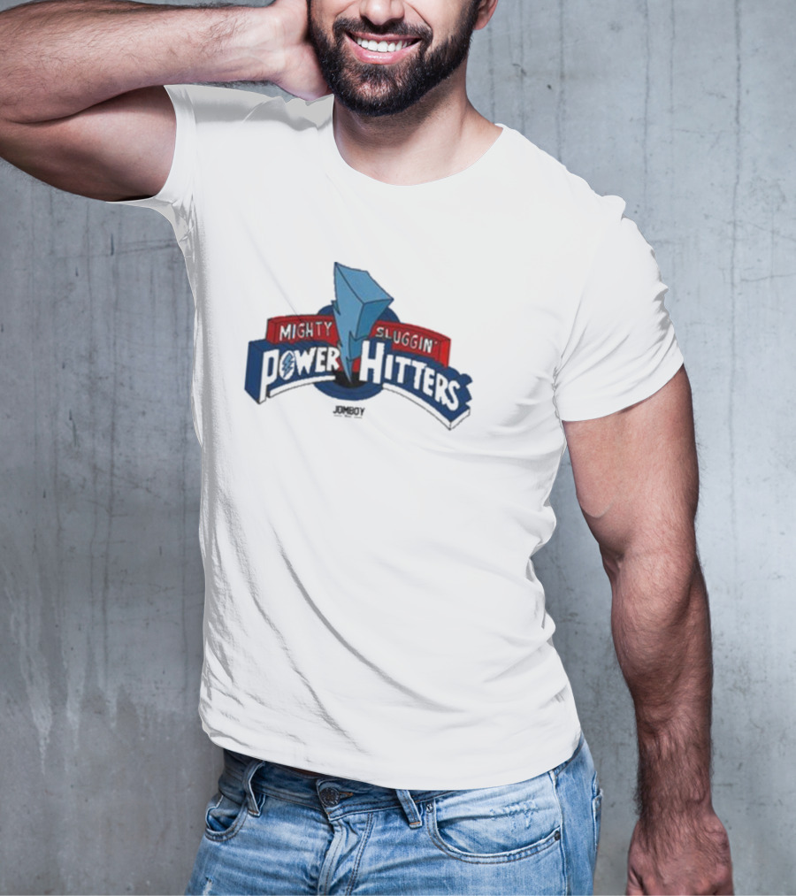Mighty Sluggin Power Hitters Jomboy Vintage Baseball T-Shirt