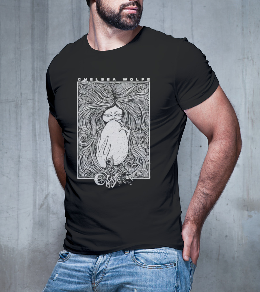 Chelsea Wolfe Karmazid Occult Psychedelic Art Nouveau T-Shirt