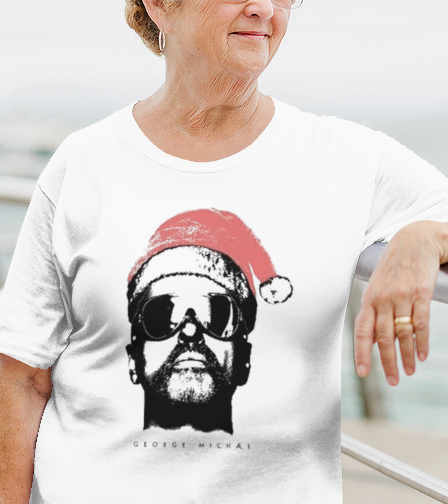 George Michael Santa Hat Christmas T-Shirt