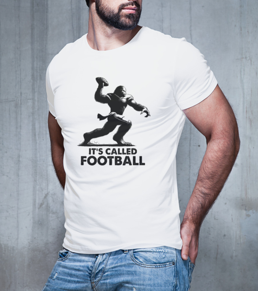 Gorilla Playing Football It's Called Football American T-Shirt