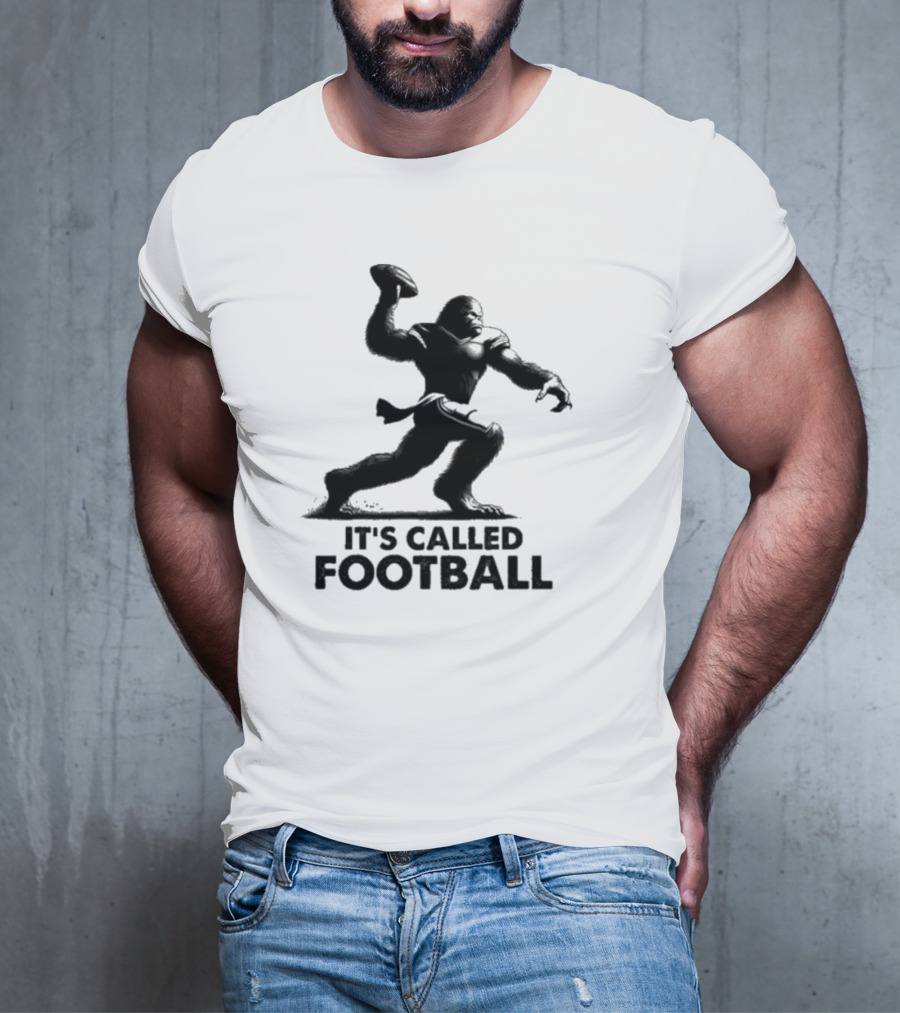 Gorilla Playing Football It's Called Football American T-Shirt