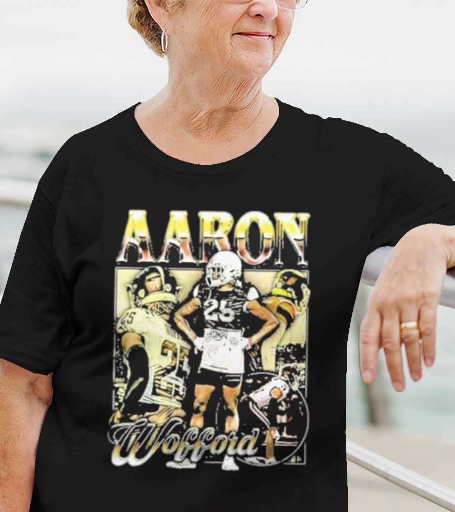 Aaron Wofford Vintage Lightweight Football Player Graphics T-Shirt