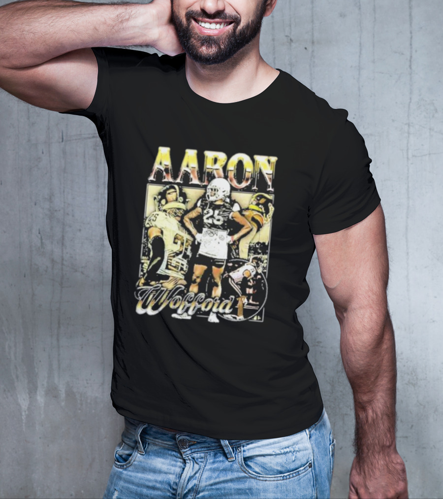 Aaron Wofford Vintage Lightweight Football Player Graphics T-Shirt