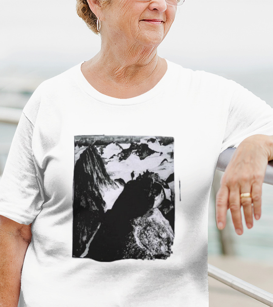 Pinnacle Mountain Monochrome Alpine Adventure T-Shirt