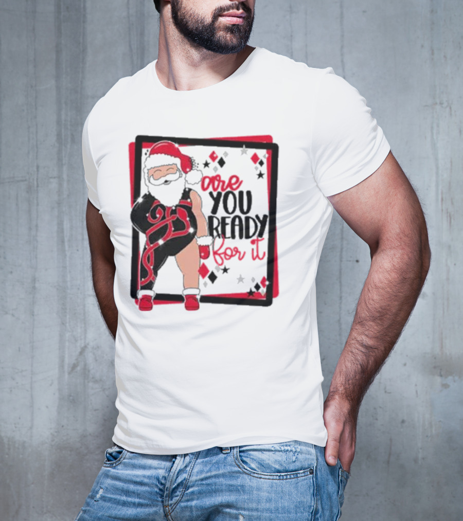 Reputation Taylor's Version Santa Are You Ready For It Santa Wrestler Patchwork Emo Goth T-Shirt