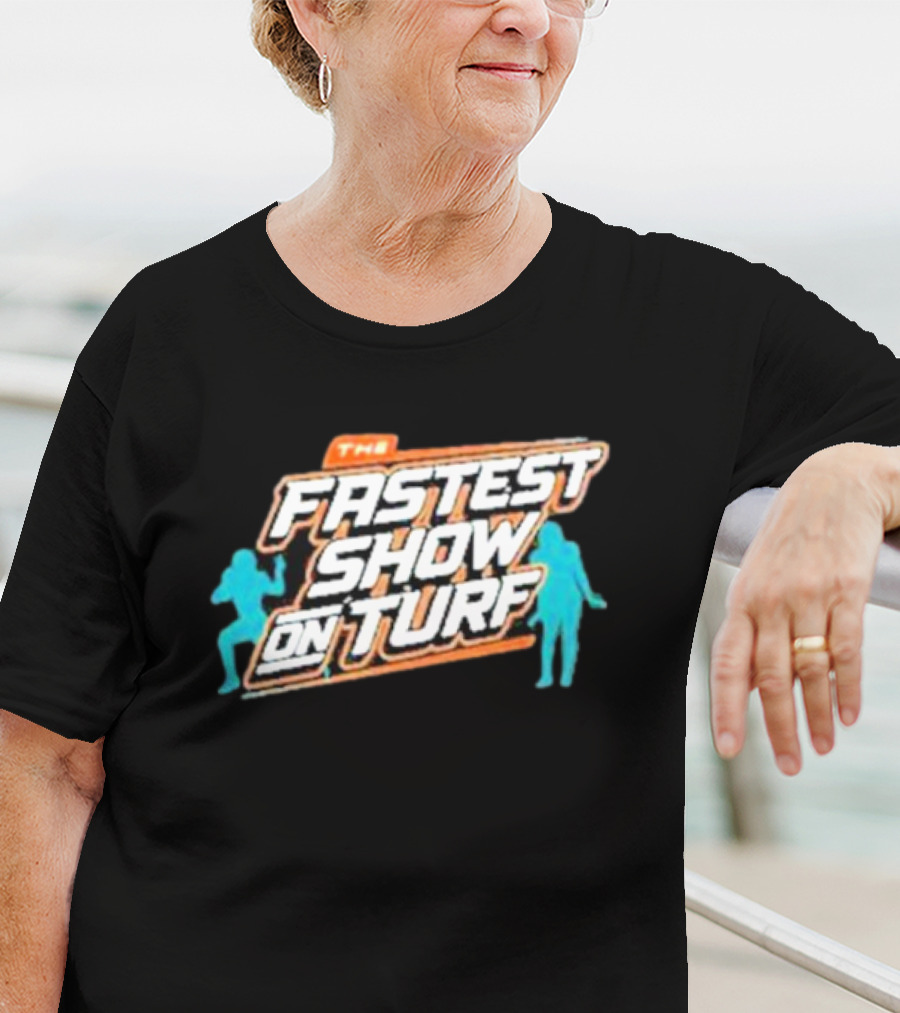 The Fastest Show On Turf Miami Dolphins Football Stars T-Shirt