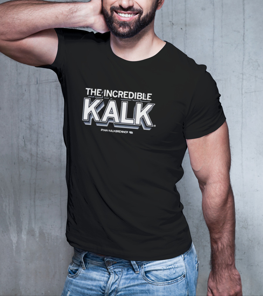 The Incredible Kalk Ryan Kalkbrenner Superhero T-Shirt