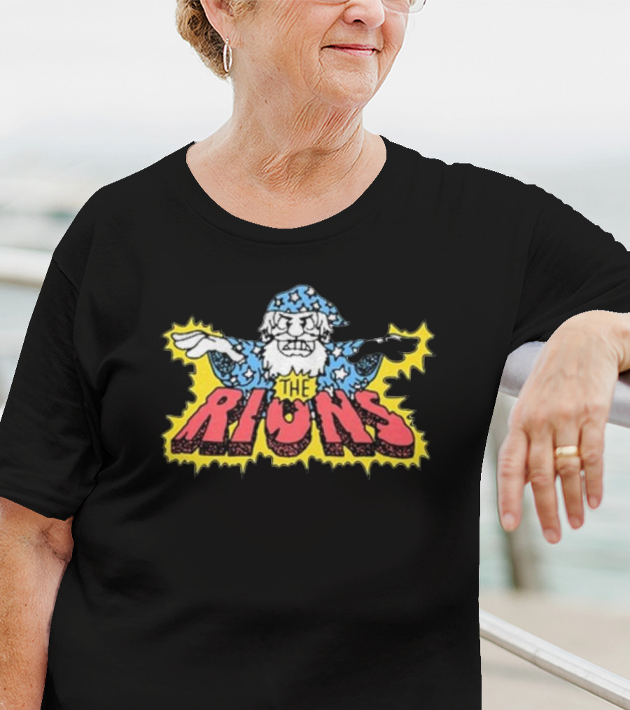 The Rions Wizard Starry Robe Dynamic Spellcasting Vintage Look T-Shirt