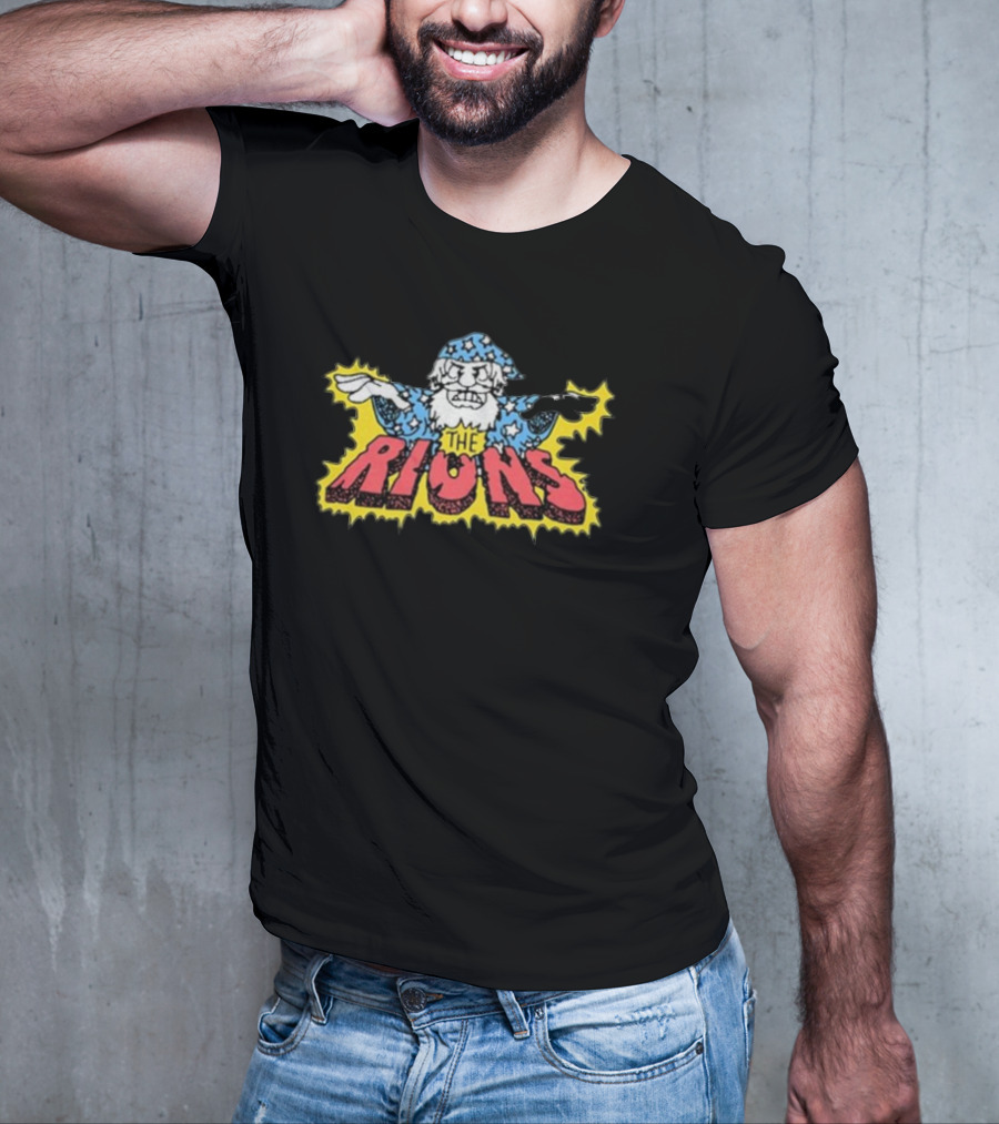 The Rions Wizard Starry Robe Dynamic Spellcasting Vintage Look T-Shirt