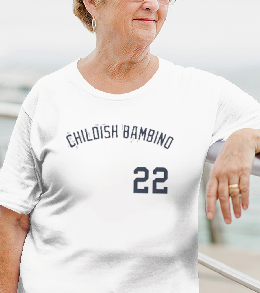 Childish Bambino 22 Comfort Colors Baseball T-Shirt
