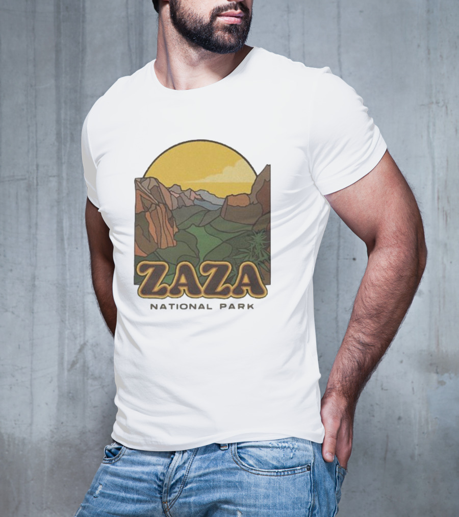 Fourtwenty Zaza National Park Scenic Wilderness Vista T-Shirt