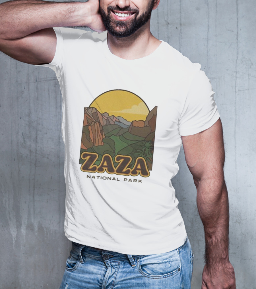 Fourtwenty Zaza National Park Scenic Wilderness Vista T-Shirt