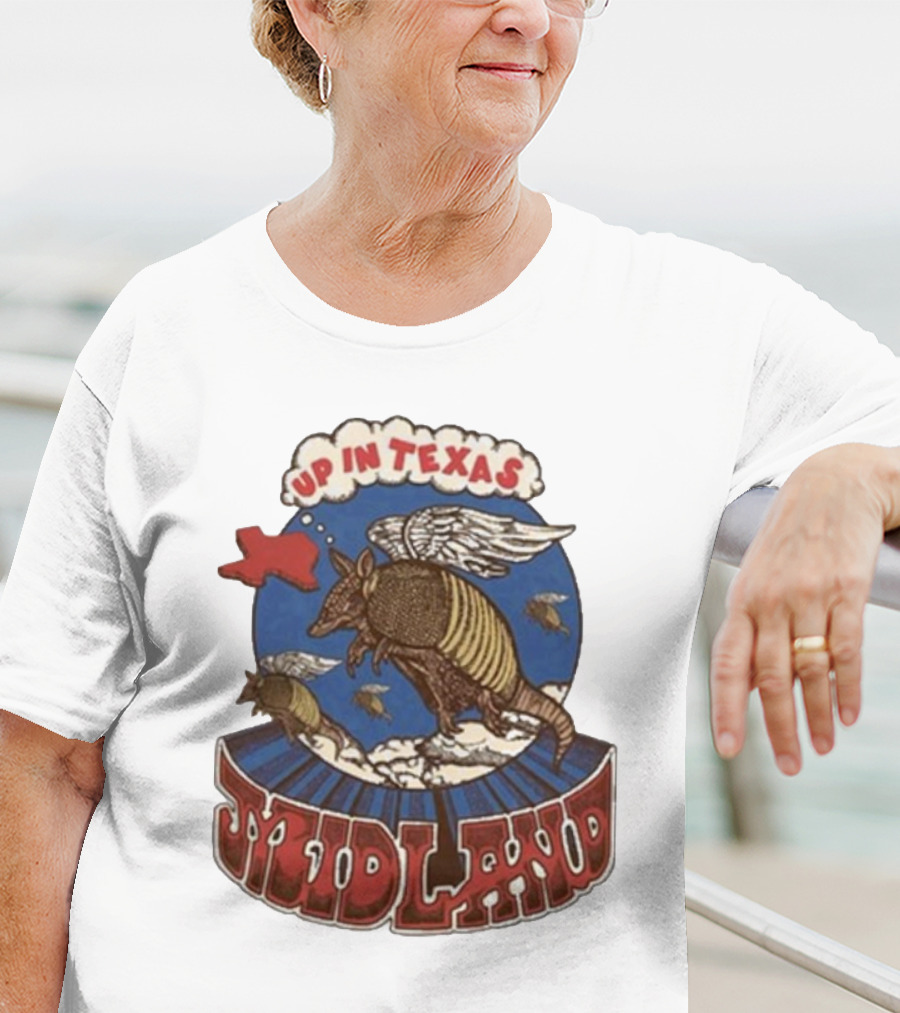 Midland Winged Armadillo Up In Texas T-Shirt