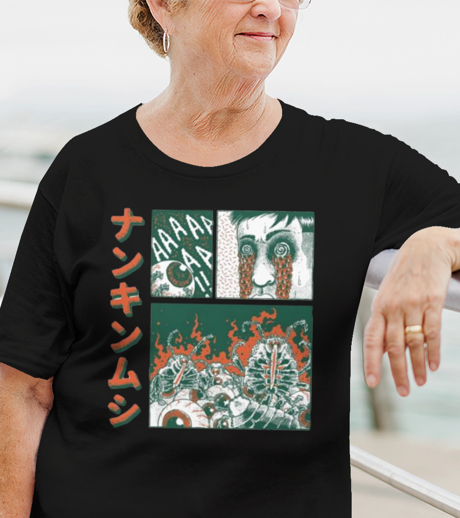 Nankinmushi AAAHHH Bedbugs Attack Horror Manga T-Shirt