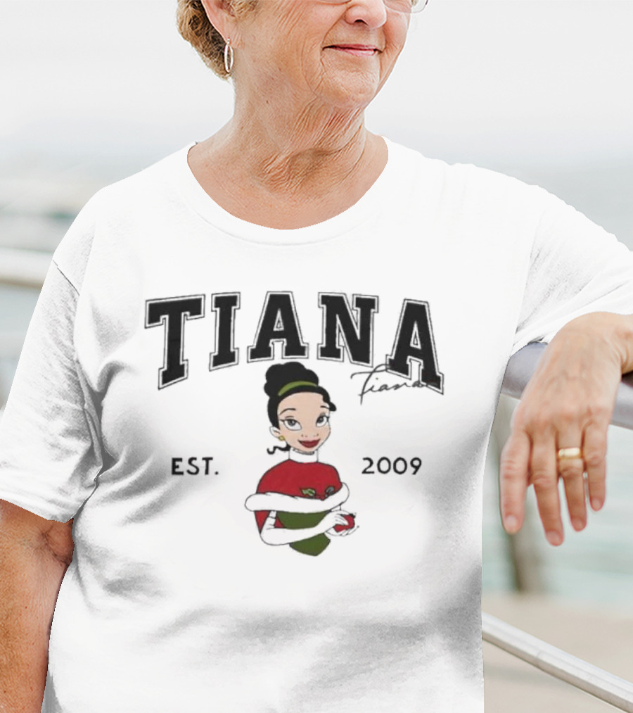 TIANA Fiana Est. 2009 Cartoon Character T-Shirt