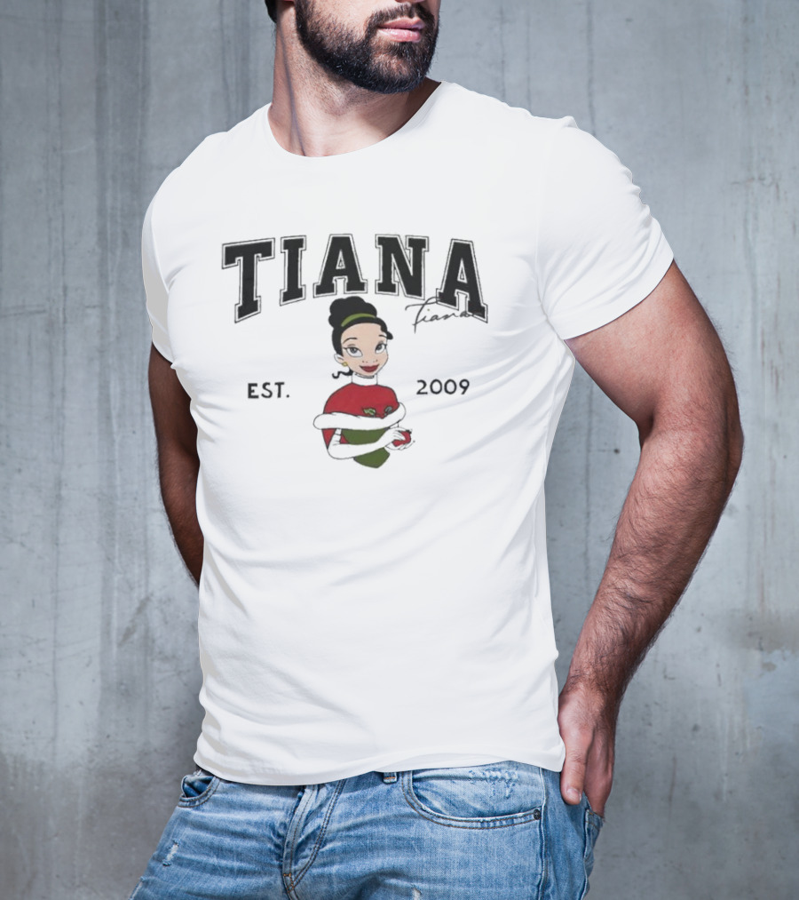 TIANA Fiana Est. 2009 Cartoon Character T-Shirt