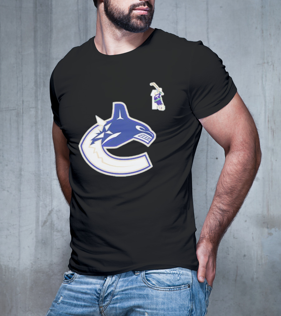 Luongo #1 Vancouver Canucks Orca Logo Ring Of Honour T-Shirt