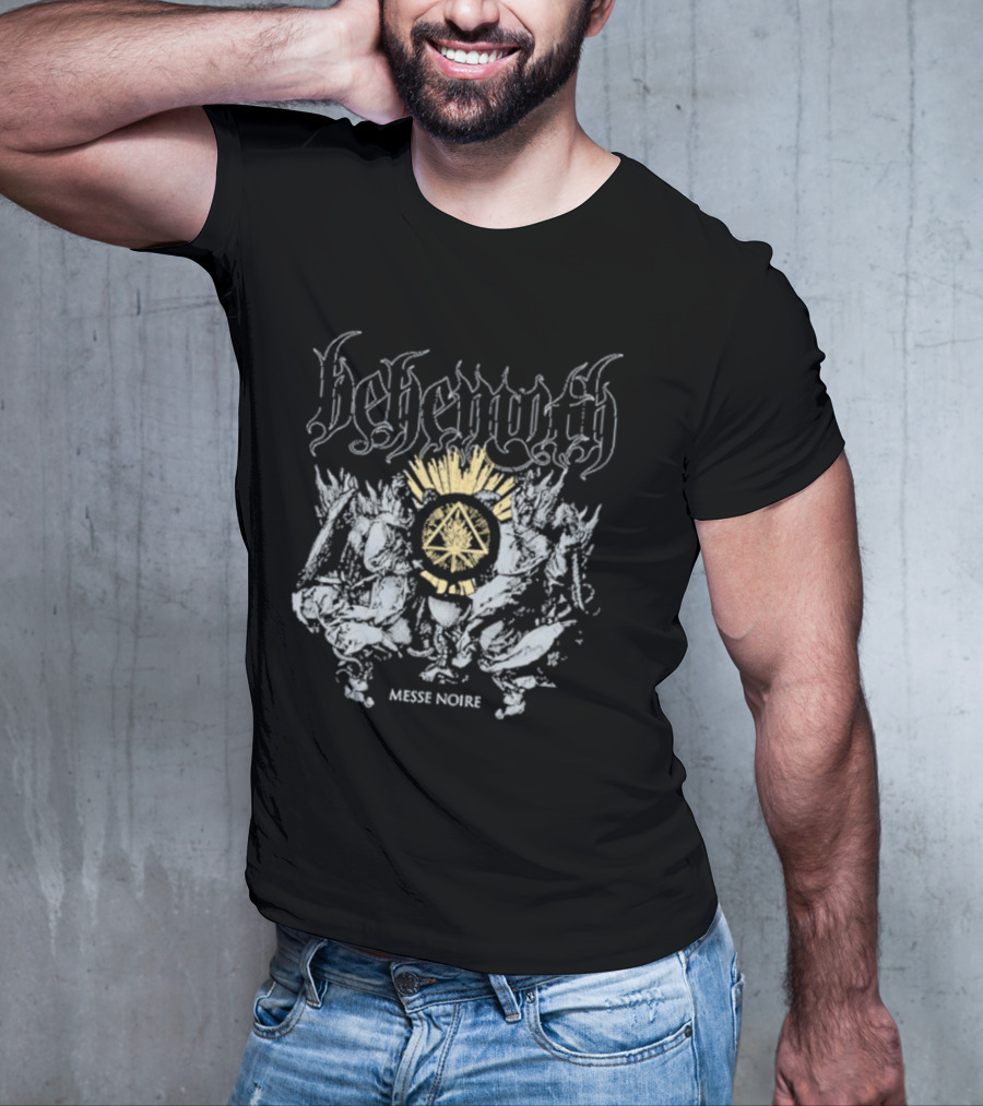 Behemoth Messe Noire Occult Symbolism Dark Ritual T-Shirt
