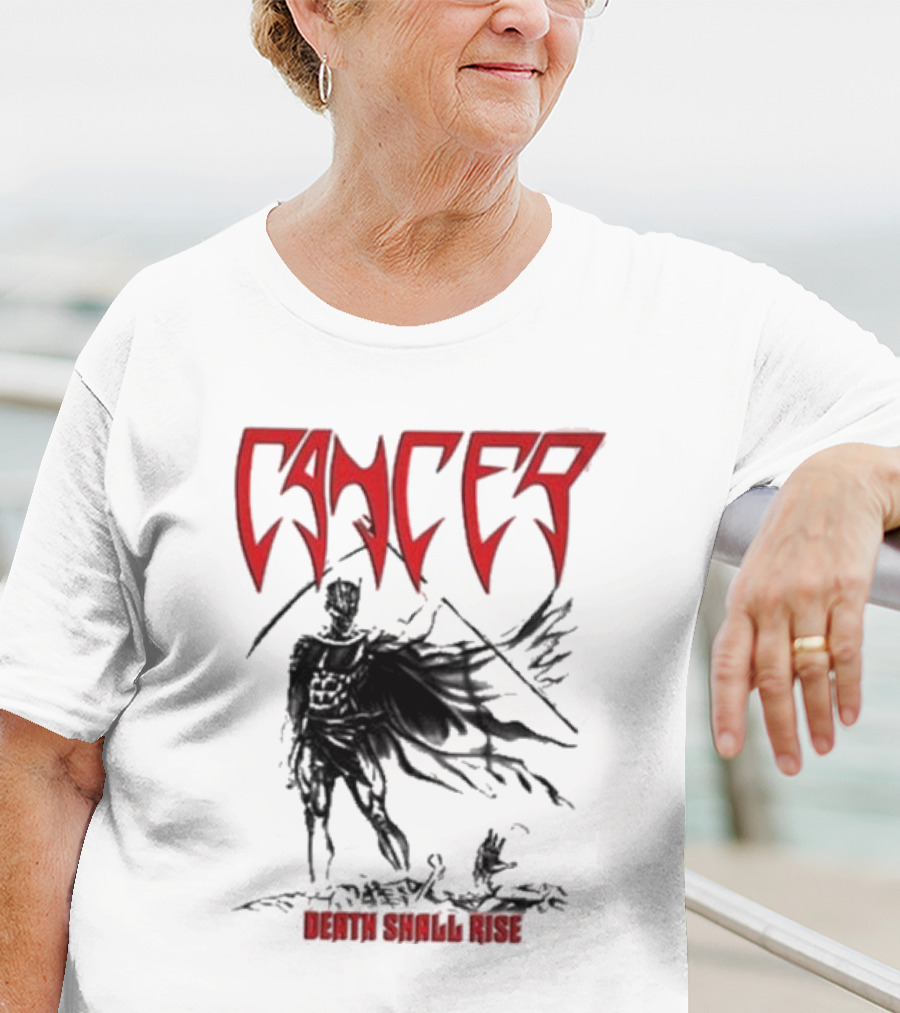 Cancer Death Shall Rise Dark Angel T-Shirt