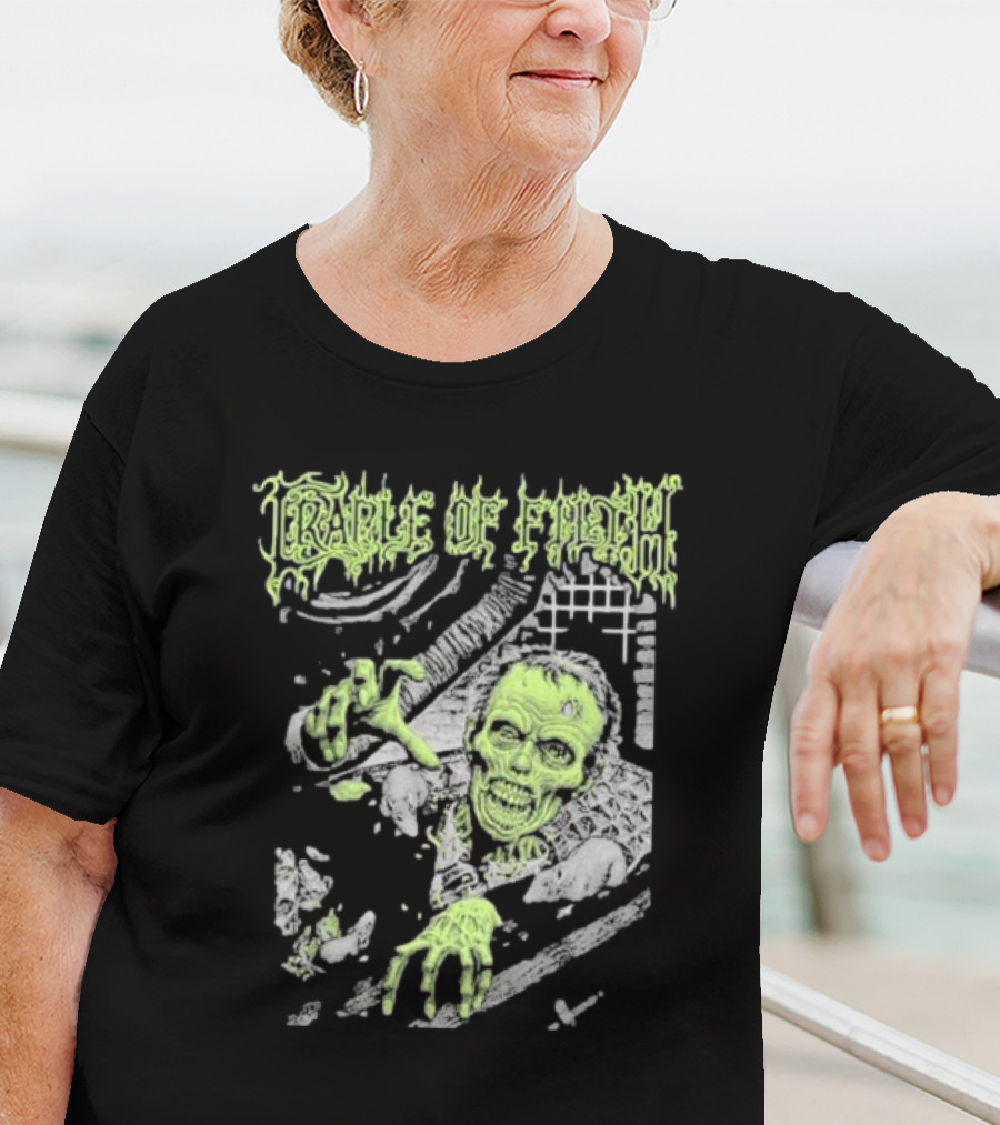 Cradle Of Filth Zombie Breaking Through Wall T-Shirt
