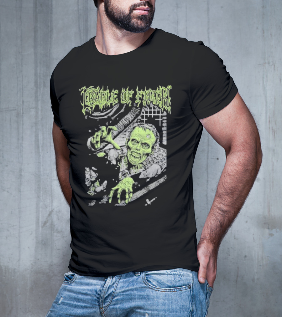 Cradle Of Filth Zombie Breaking Through Wall T-Shirt