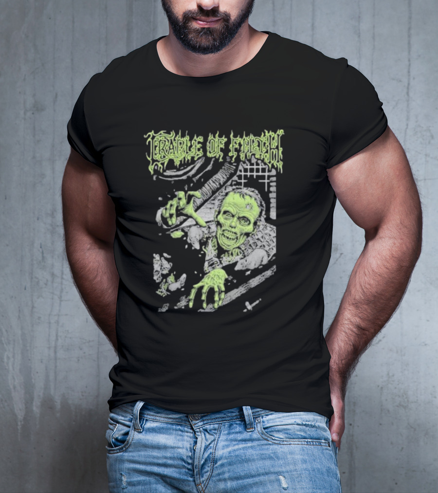 Cradle Of Filth Zombie Breaking Through Wall T-Shirt