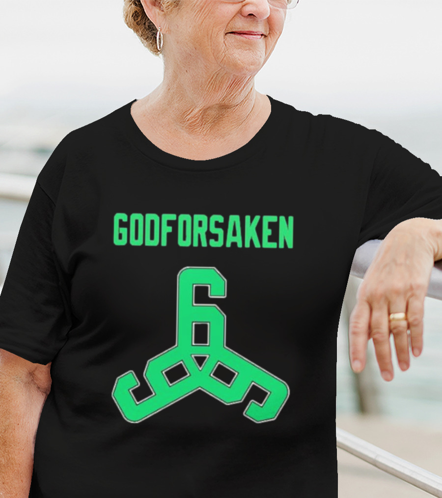 GODFORSAKEN 6 Triangular Symbol Basketball Jersey T-Shirt