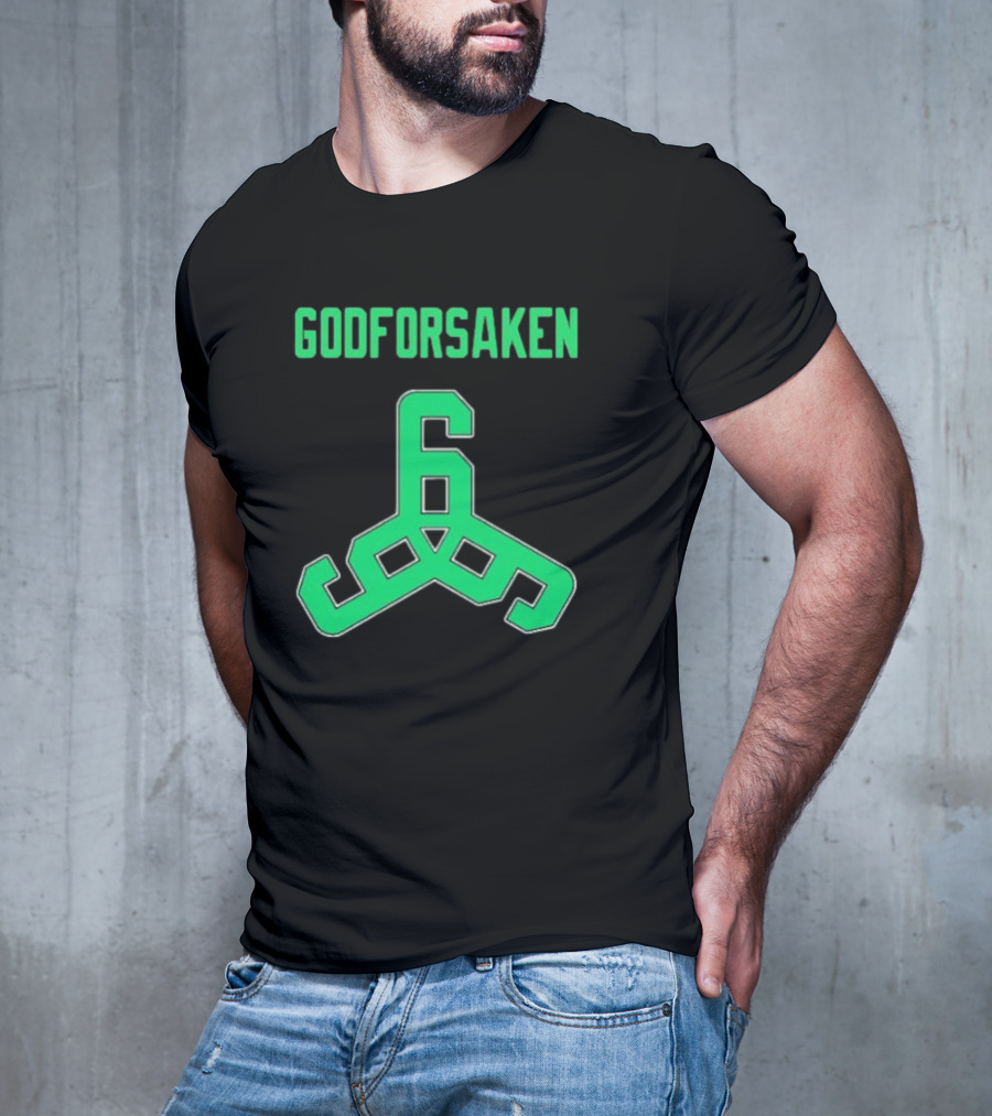 GODFORSAKEN 6 Triangular Symbol Basketball Jersey T-Shirt