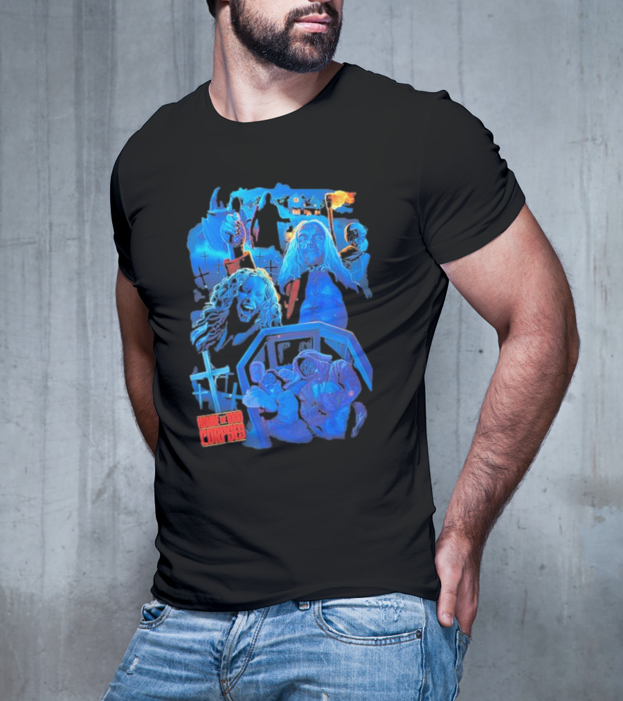 House Of 1000 Corpses Horror Villains And Terrifying Scenes Montage T-Shirt