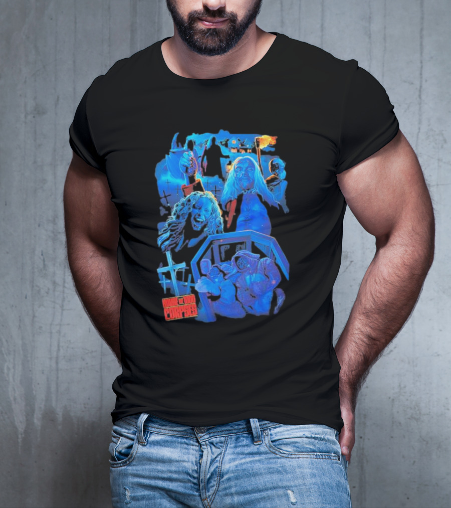 House Of 1000 Corpses Horror Villains And Terrifying Scenes Montage T-Shirt