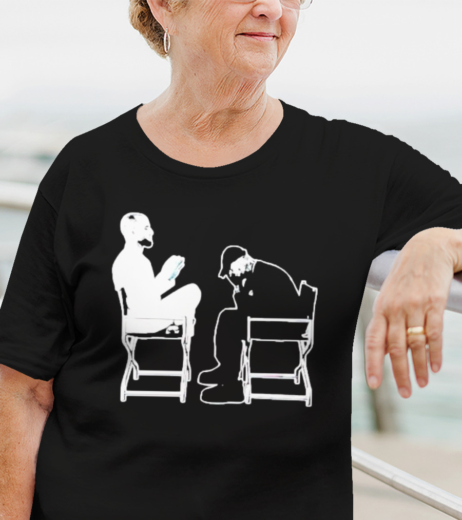 Mansionz Chairs White Outline T-Shirt