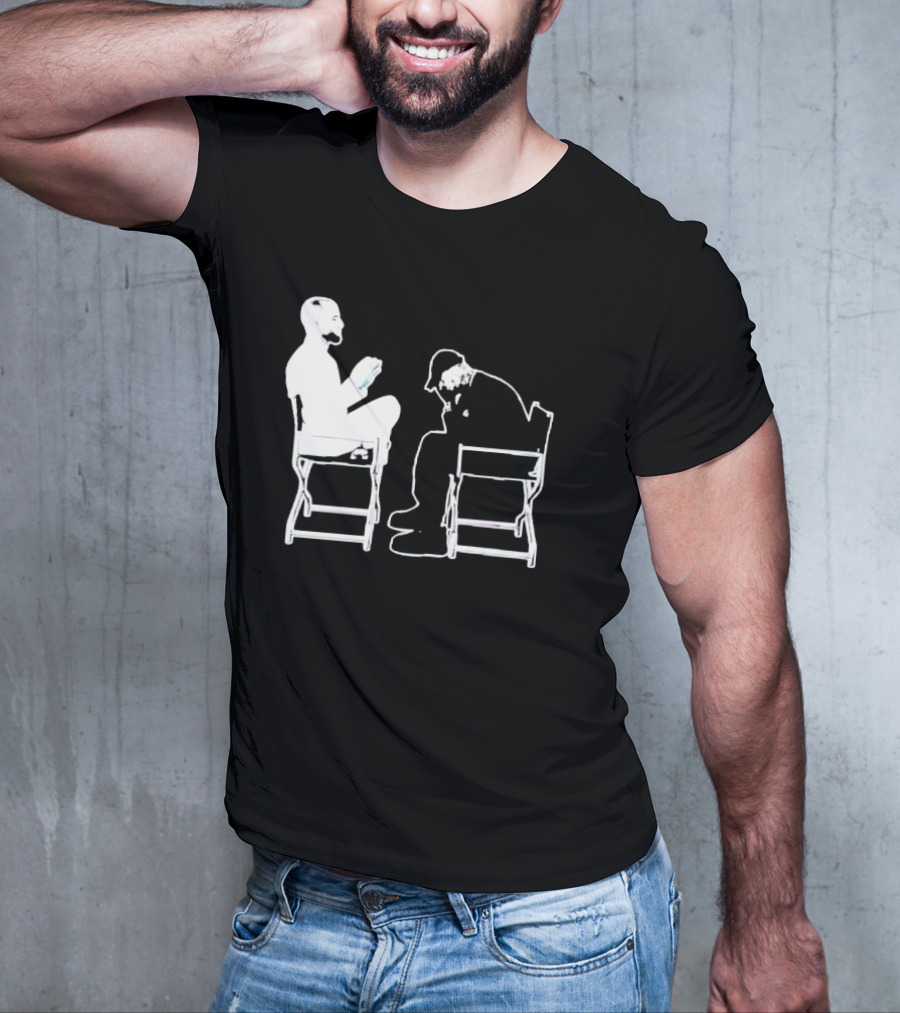 Mansionz Chairs White Outline T-Shirt