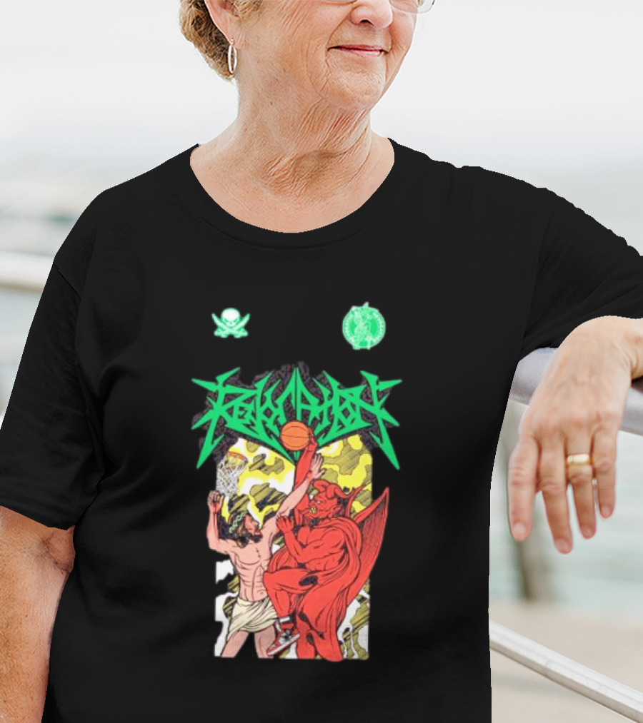 Revocation Godforsaken Demon Basketball Showdown T-Shirt