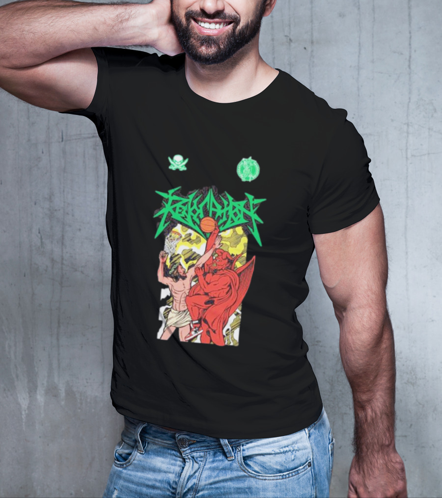 Revocation Godforsaken Demon Basketball Showdown T-Shirt