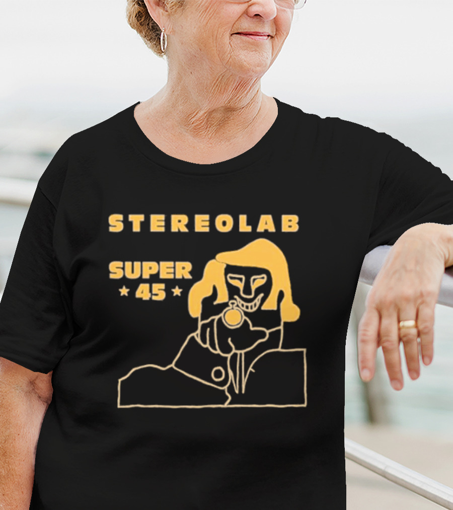 Stereolab Super 45 Retro Style Vintage T-Shirt