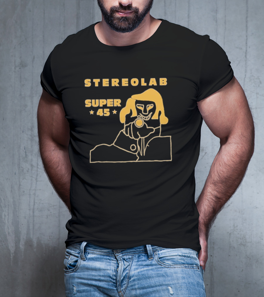 Stereolab Super 45 Retro Style Vintage T-Shirt