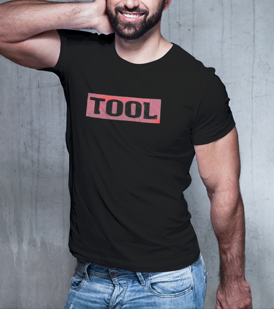 TOOL Red Box Text T-Shirt