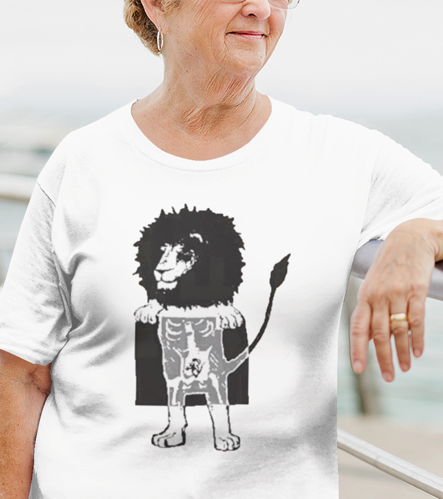 Lion Skeleton X-ray Body T-Shirt