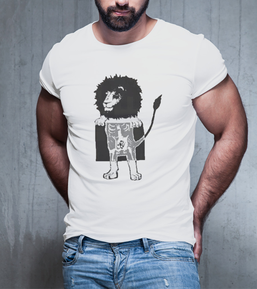 Lion Skeleton X-ray Body T-Shirt