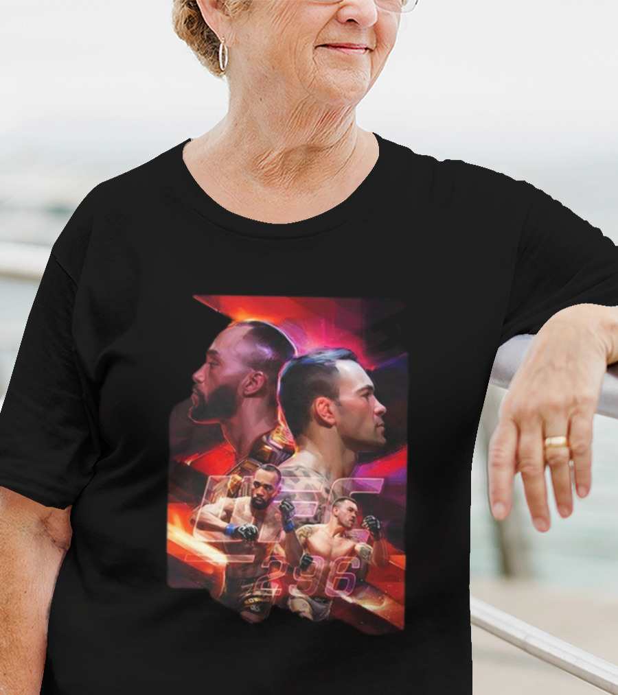 UFC 296 Men’s Artist Series Dynamic Portraits T-Shirt