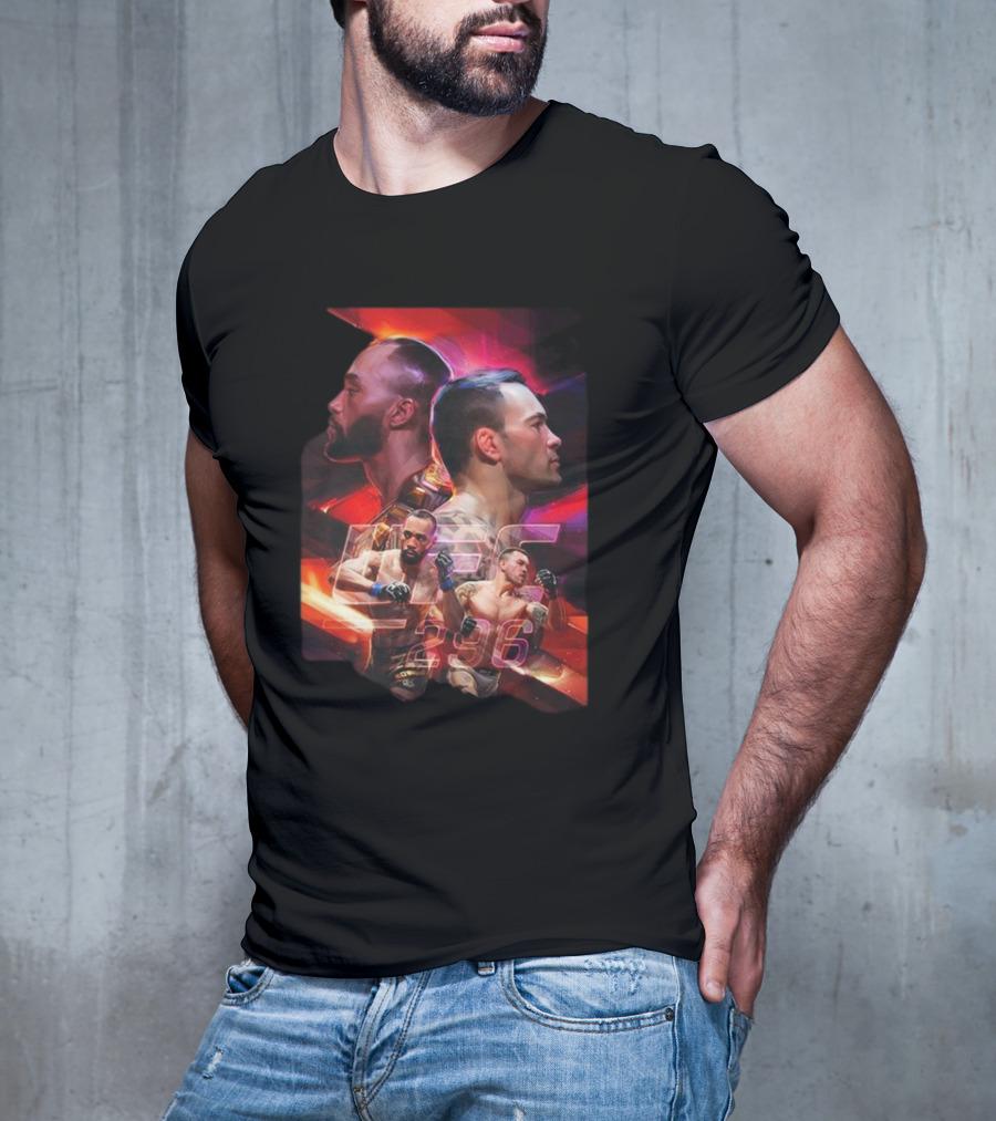 UFC 296 Men’s Artist Series Dynamic Portraits T-Shirt