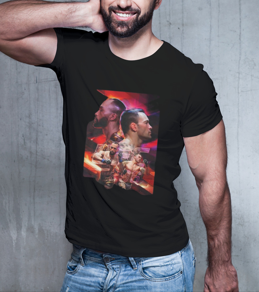 UFC 296 Men’s Artist Series Dynamic Portraits T-Shirt