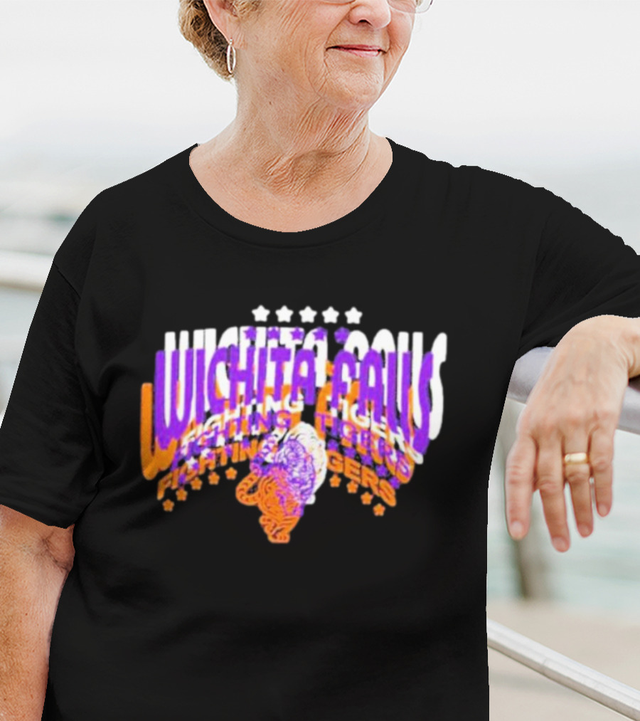 Rose Tylers Wichita Falls Fighting Tigers Stars T-Shirt