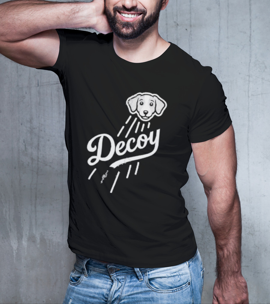 Decoy Rotowear Dog Head With Rays T-Shirt