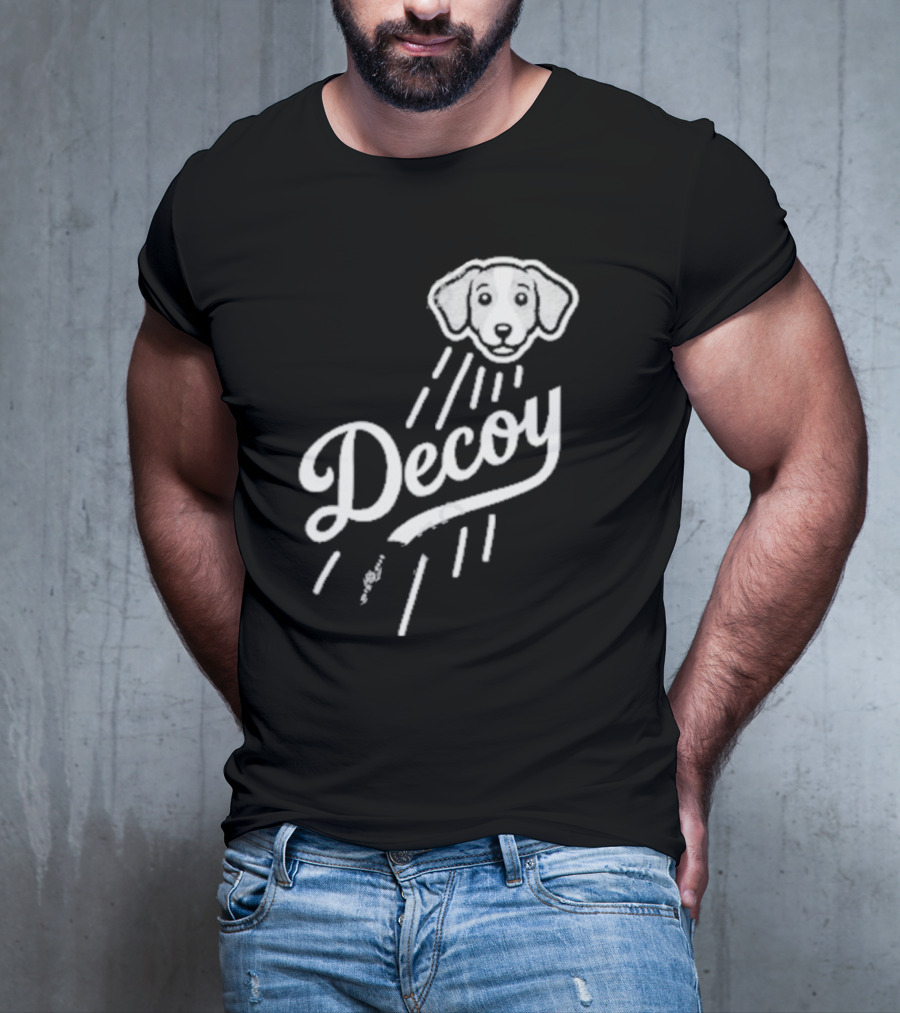 Decoy Rotowear Dog Head With Rays T-Shirt