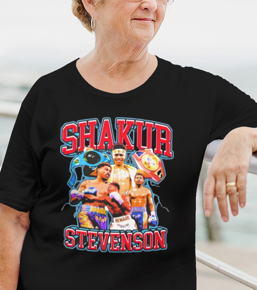 Shakur Stevenson Newark Champ Boxing Legends T-Shirt