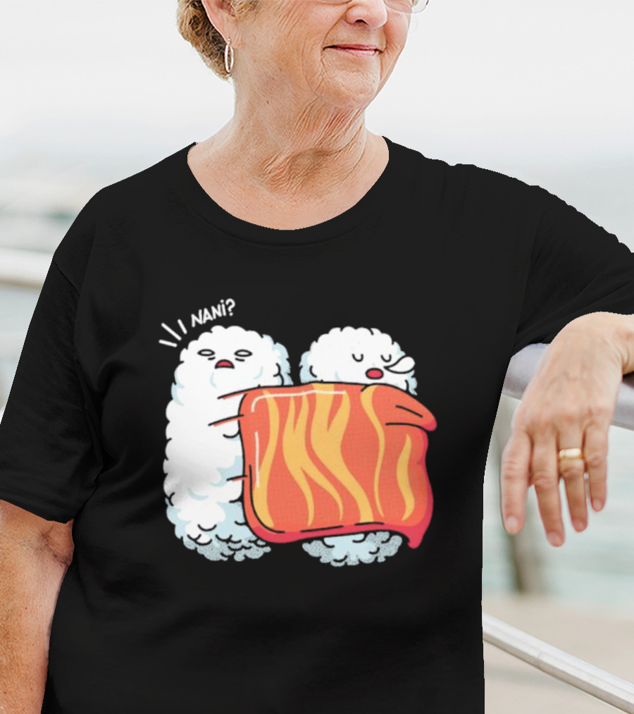Nani Sleeping Sushi Rice Ball Blanket Surprise T-Shirt
