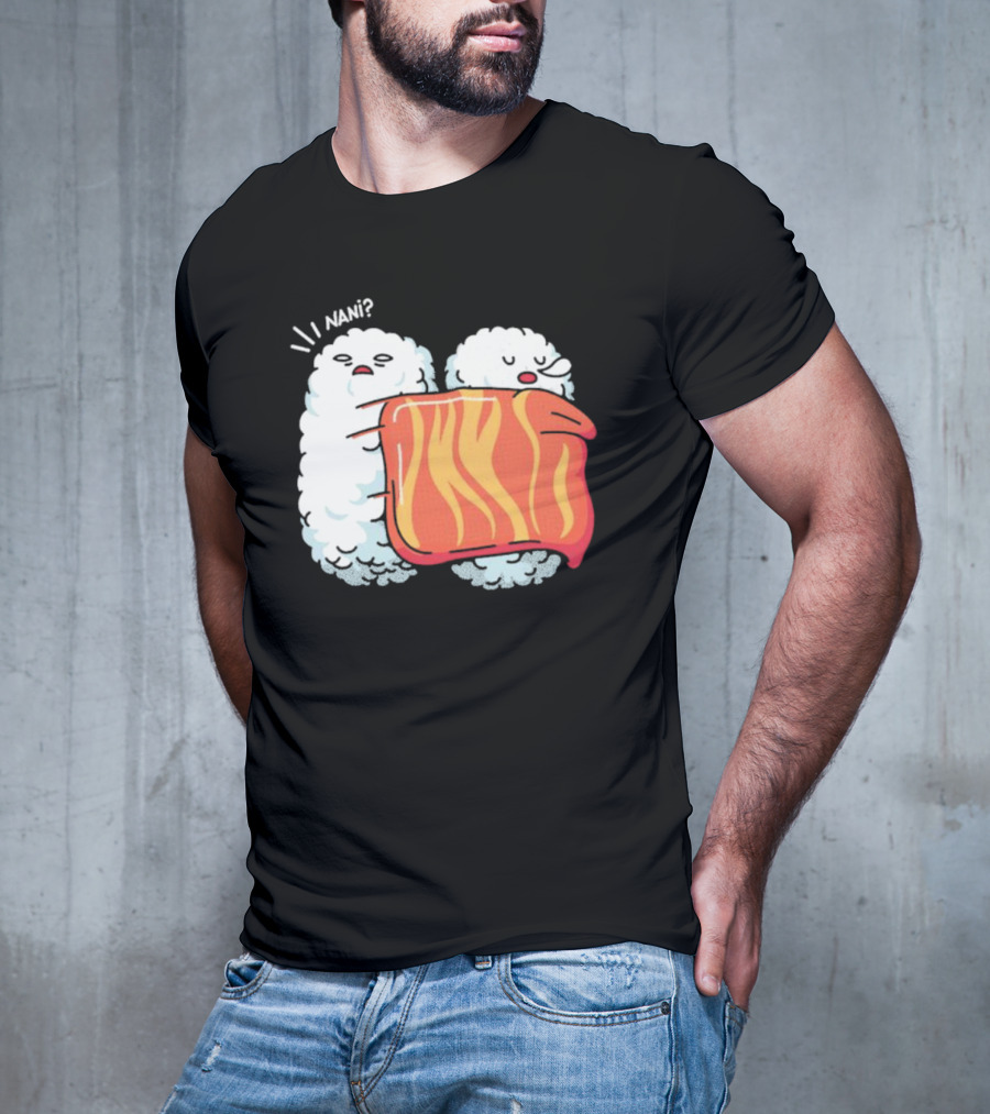 Nani Sleeping Sushi Rice Ball Blanket Surprise T-Shirt