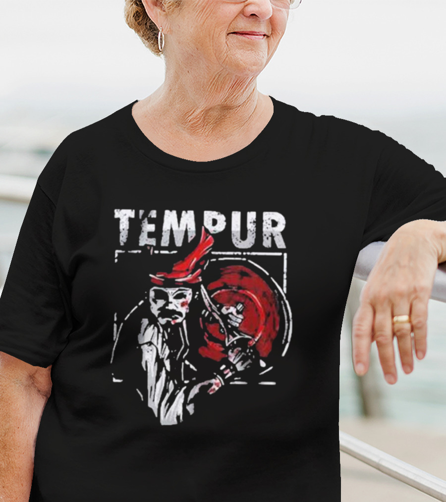 Tempur Tanah Melayu Warrior Axe And Shield T-Shirt