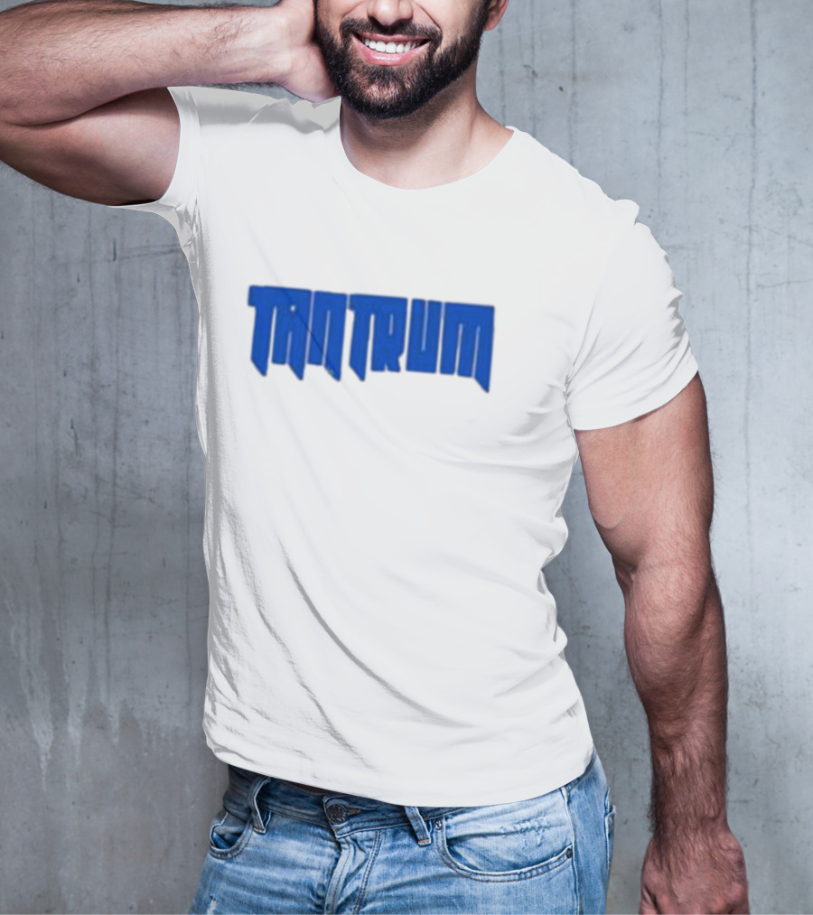 Waterparks Tantrum Blue Lettering T-Shirt
